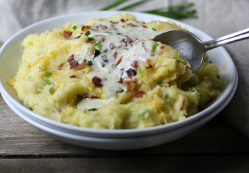 Slow Cooker Loaded Mashed Potatoes Two Ways