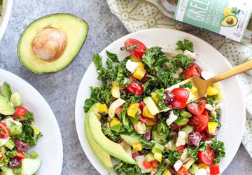 Kale Avocado Salad with the Real Food Dietitians