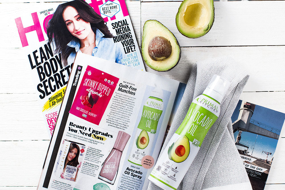 Find Primal Kitchen Spray Avocado Oil in Health Magazine!