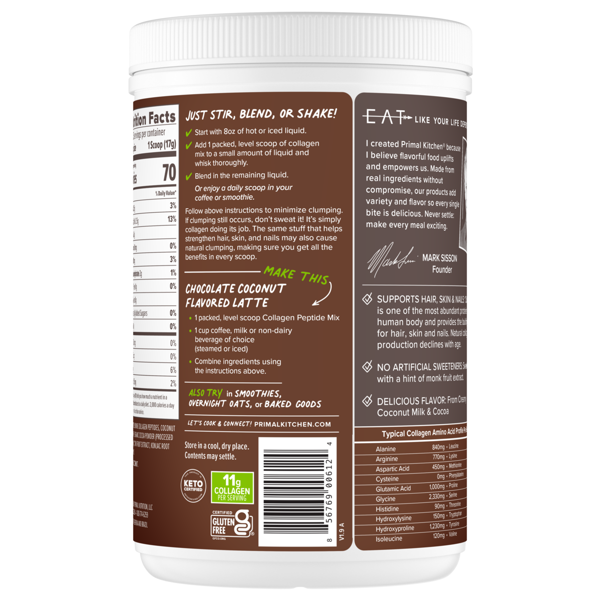COLLAGEN FUEL® Drink Mix - Chocolate