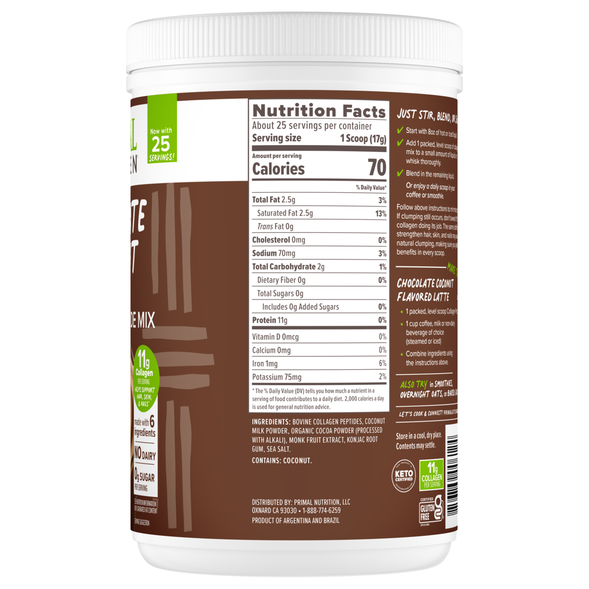 COLLAGEN FUEL® Drink Mix - Chocolate