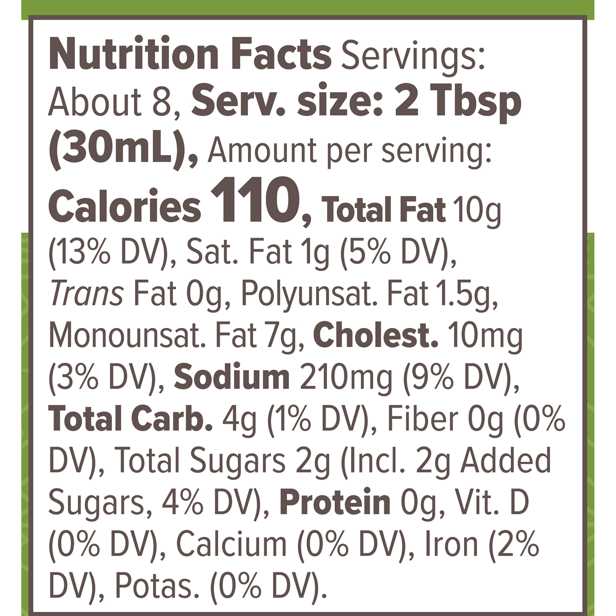 Nutrition Facts