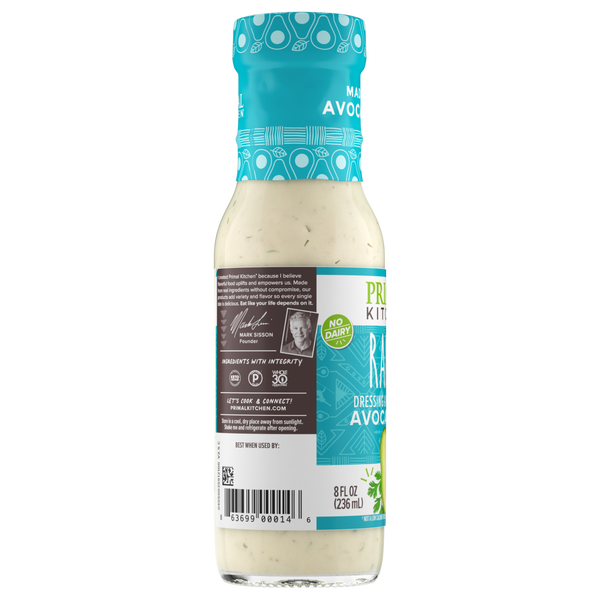 Ranch Dressing: Keto, Whole30, Paleo, Sugar Free, No Dairy