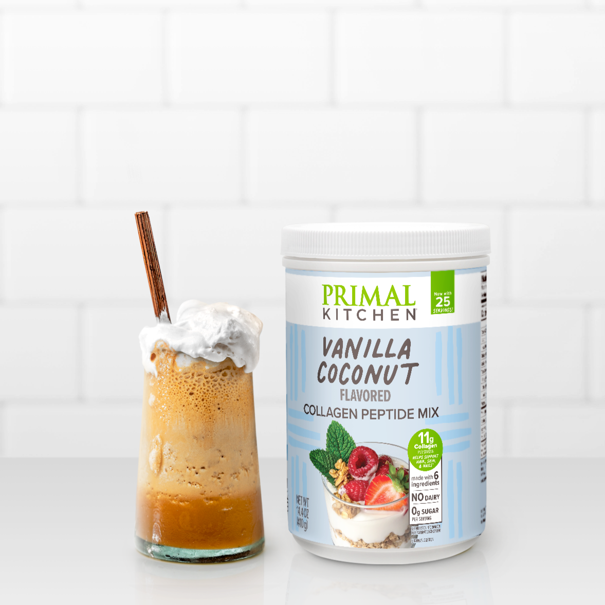 Vanilla Coconut Flavored Collagen Peptide Mix