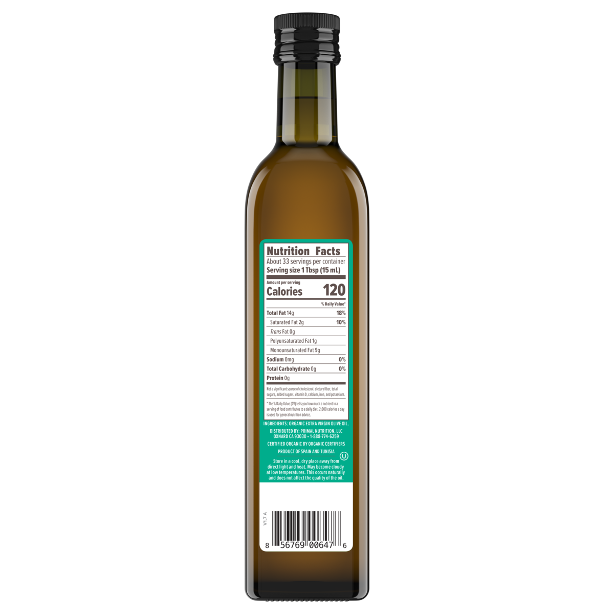Organic Extra Virgin Olive Oil