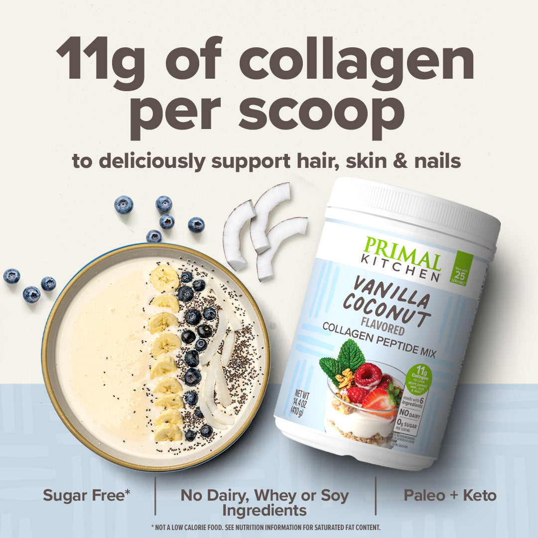 Vanilla Coconut Flavored Collagen Peptide Mix