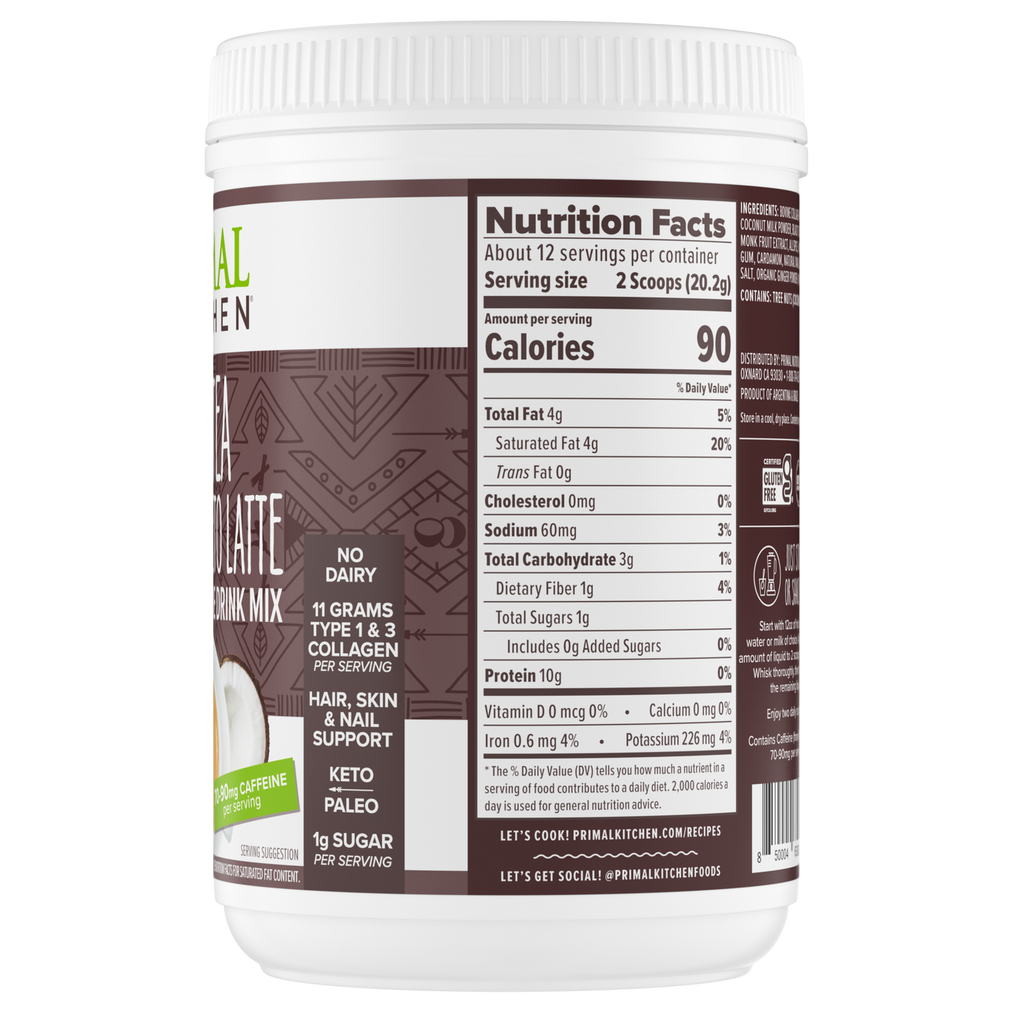 Chai Tea Collagen Keto Latte Drink Mix - 8.5 oz