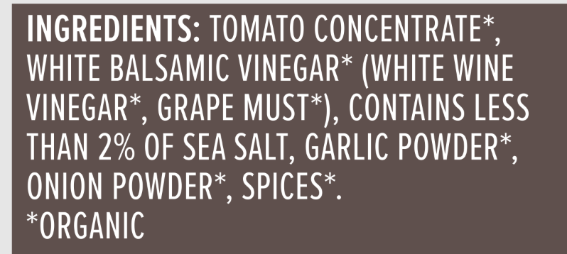 Ingredients