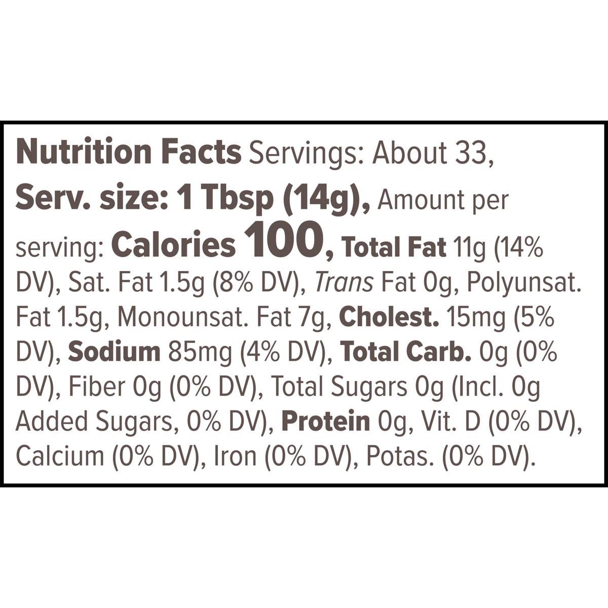 Nutrition Facts