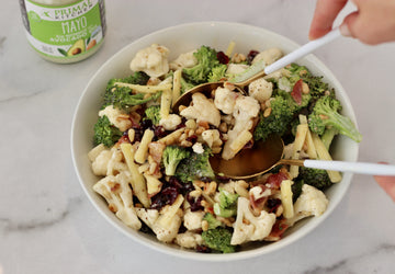 Broccoli Cauliflower Salad