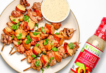 Grilled Chicken and Apple Kabobs