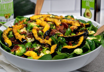 Fall Salad with Acorn Squash and Bacon