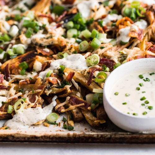 Chicken Bacon Ranch Loaded Fries