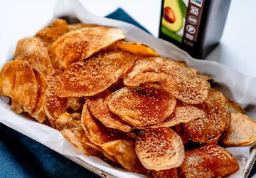Baked Potato Chips with BBQ Seasoning