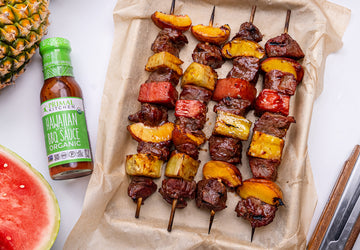 Grilled Hawaiian Steak Kabobs