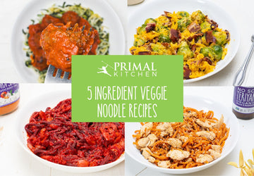 5 Ingredient Veggie Noodle Recipes (Primal, Paleo, Whole30 Friendly Recipes)