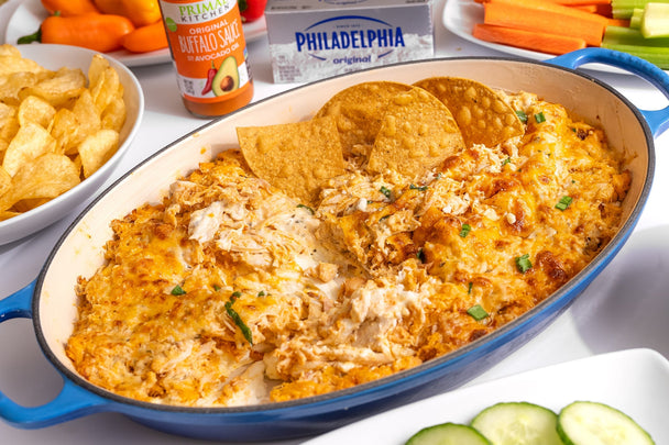 Best Creamy Buffalo Chicken Dip with Philadelphia Cream Cheese