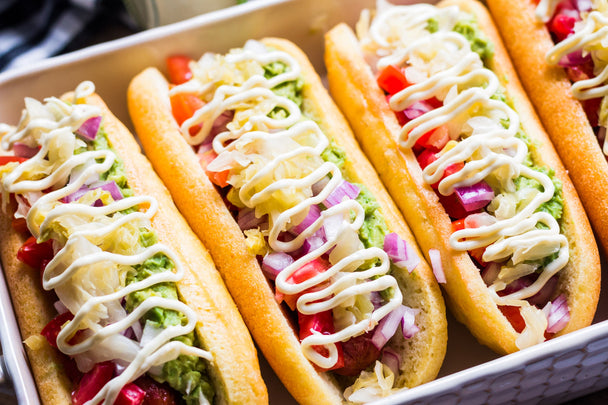 Completos: Hot Dogs with Mayo