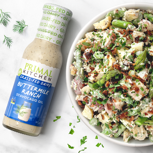 Loaded Potato Salad with Asparagus and Herbs