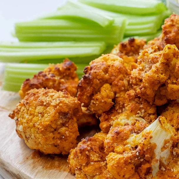 Baked Buffalo Cauliflower Wings