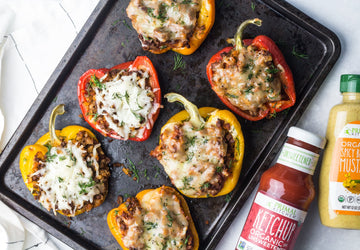 Cheeseburger Stuffed Bell Peppers