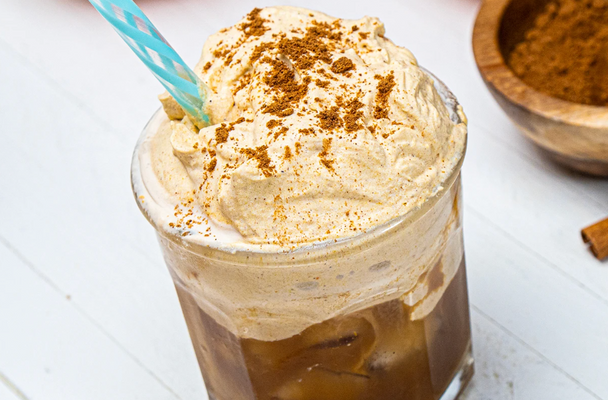 Pumpkin Whipped Iced Coffee