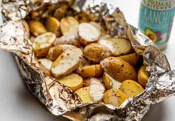 2-Ingredient Grilled Potatoes in Foil