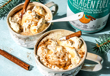 Keto Snickerdoodle Caramel Coffee with Collagen