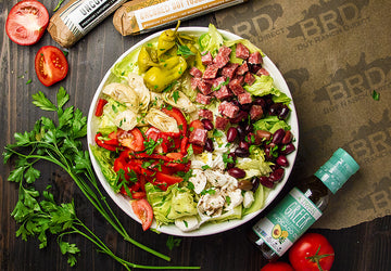 Antipasto Salad Platter with Toscano Salami