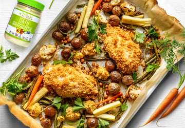 Parmesan Chicken & Vegetables Sheet Pan Dinner