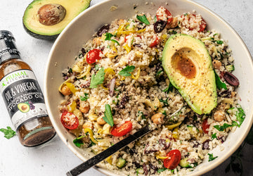 Vegan Keto Mediterranean Bowl