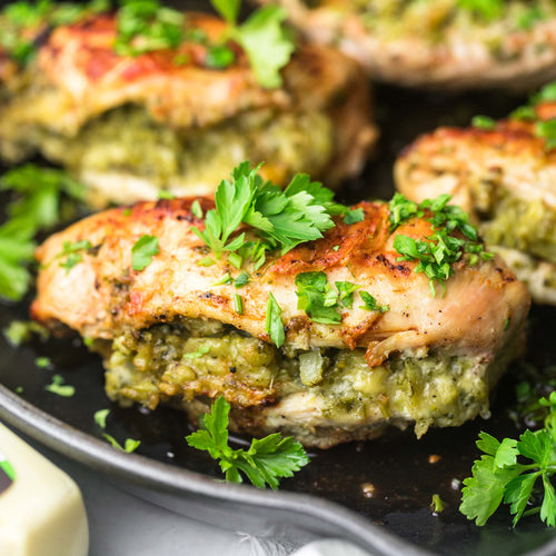 Broccoli and Cheese Stuffed Chicken