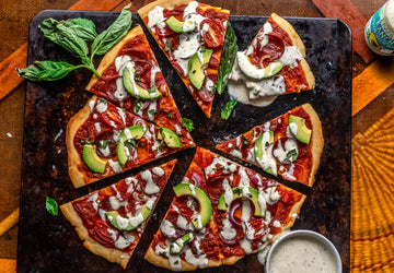 Gluten-Free Avocado Ranch Pizza