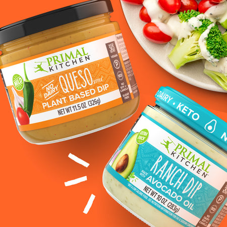 Primal Kitchen Ranch and Buffalo Ranch Dip made with Avocado Oil