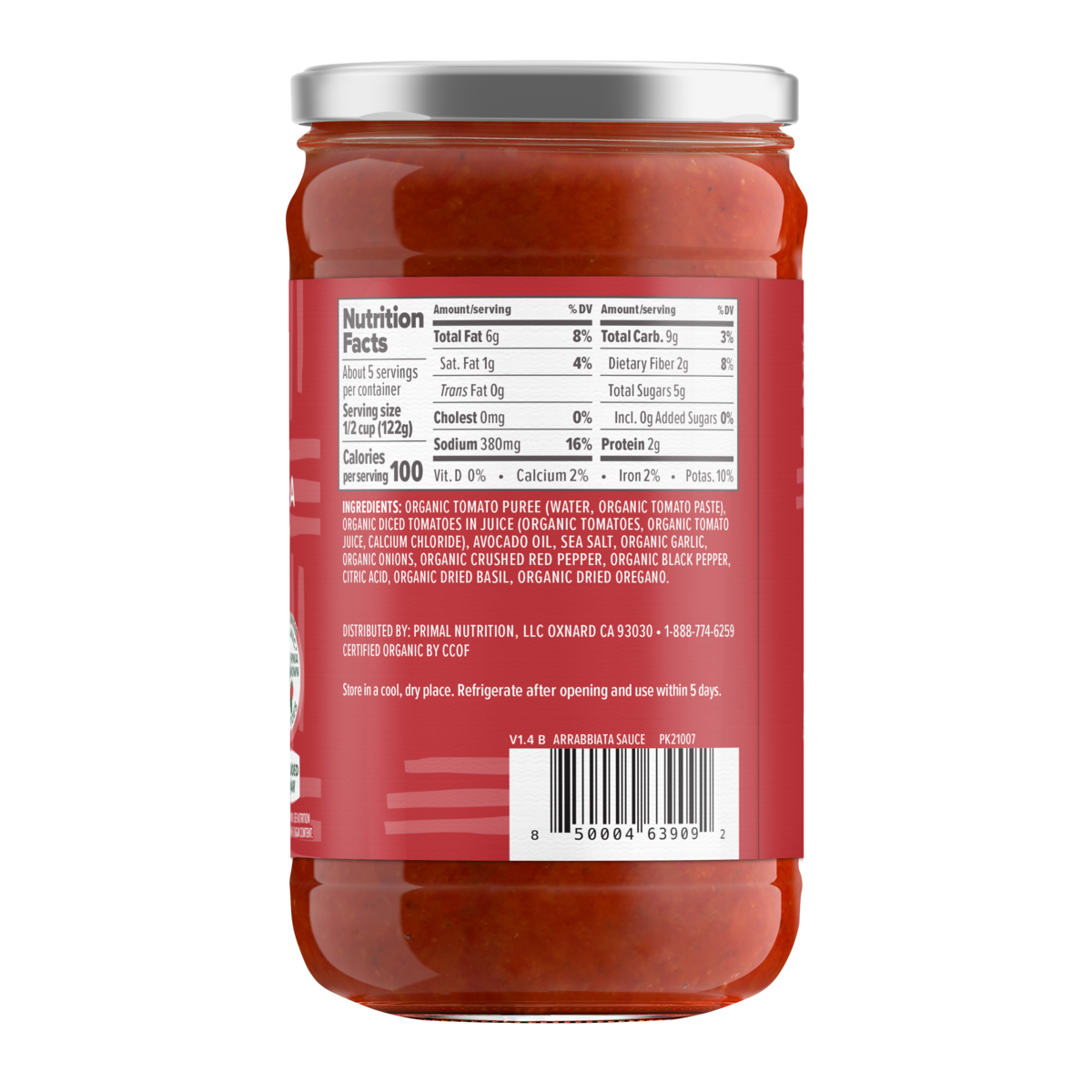 Arrabbiata Marinara Sauce