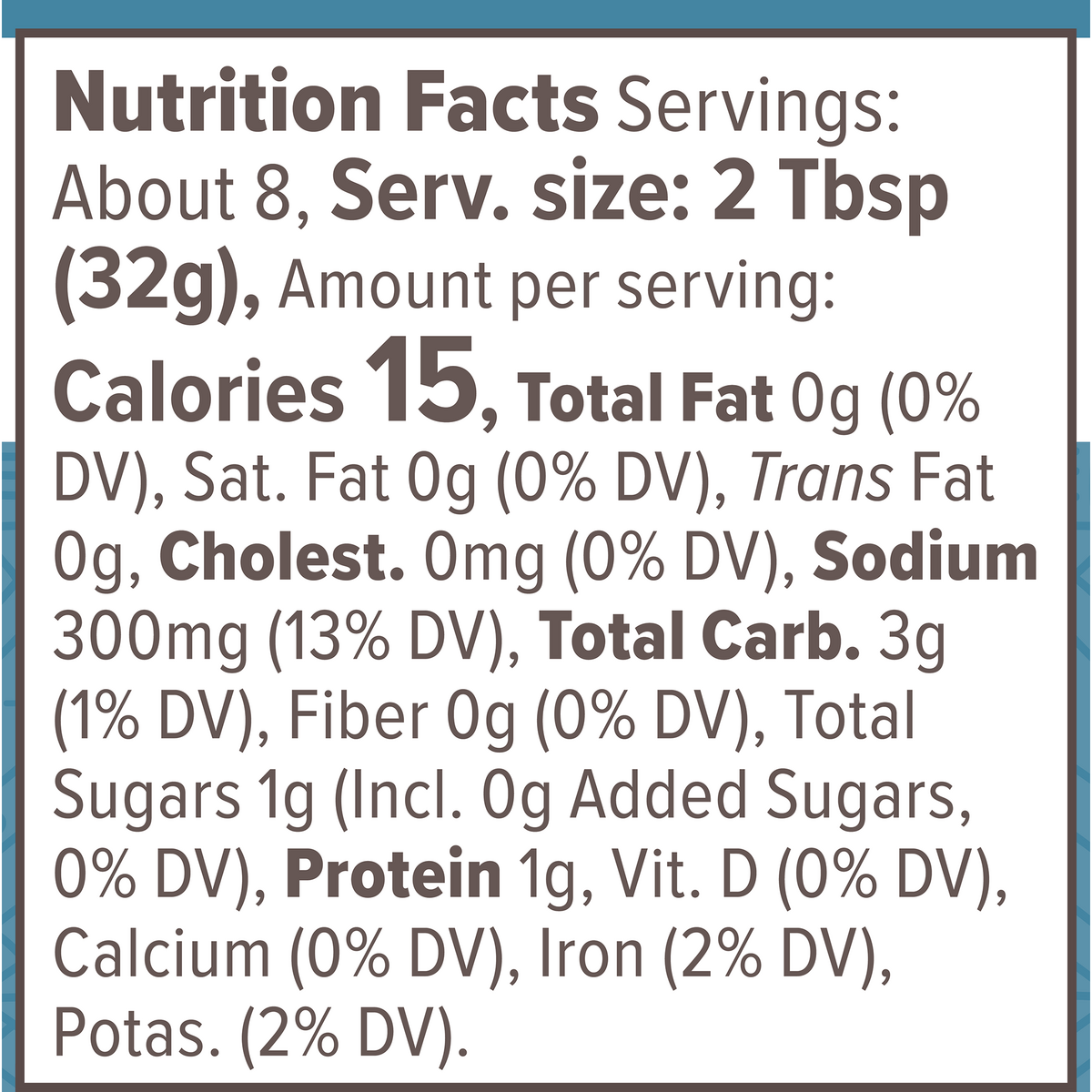 Nutrition Facts