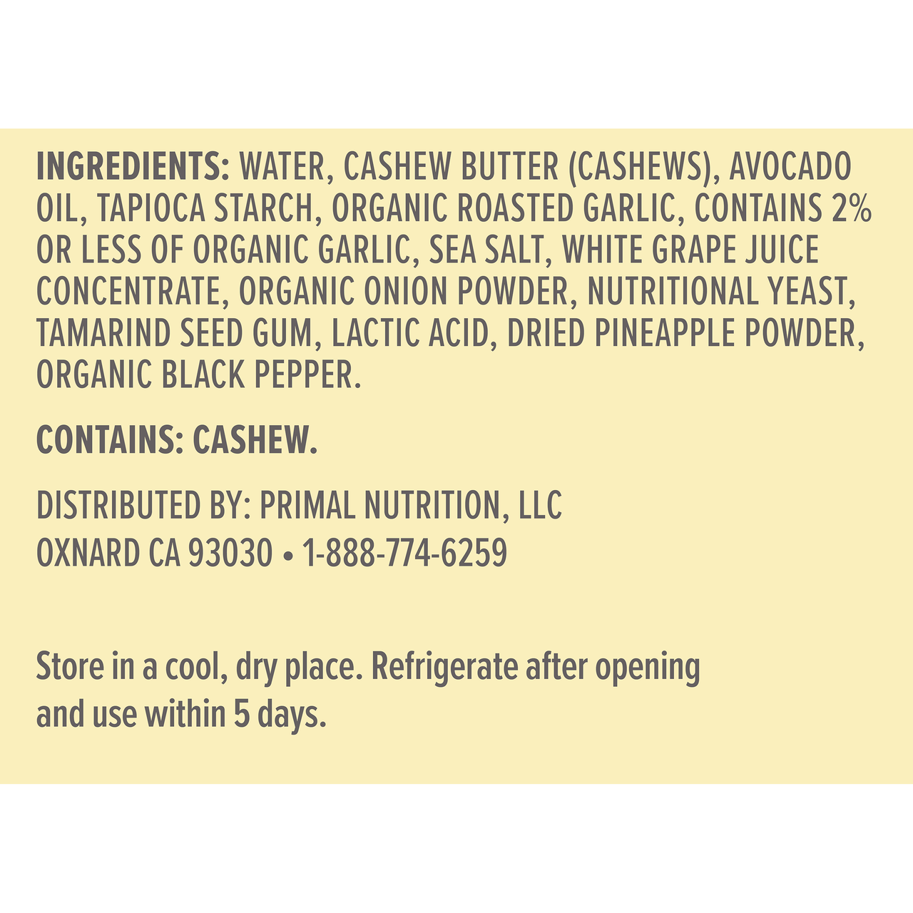 Ingredients