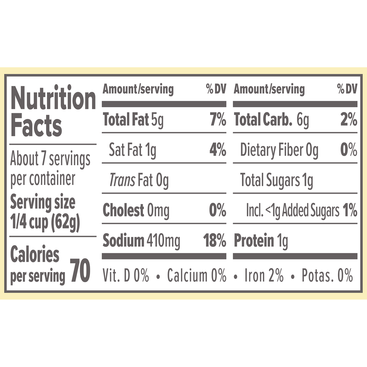 Nutrition Facts