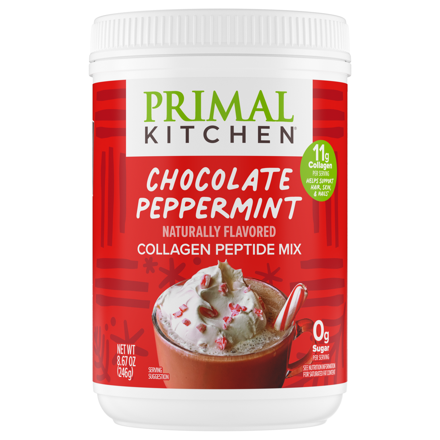 Chocolate Peppermint Collagen Drink Mix