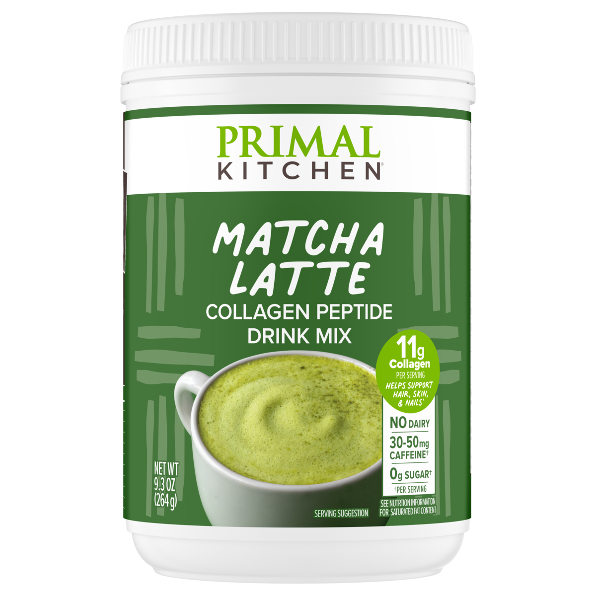 Matcha‌ ‌Collagen‌ ‌Keto‌ ‌Latte‌ Drink Mix - 9.3 oz