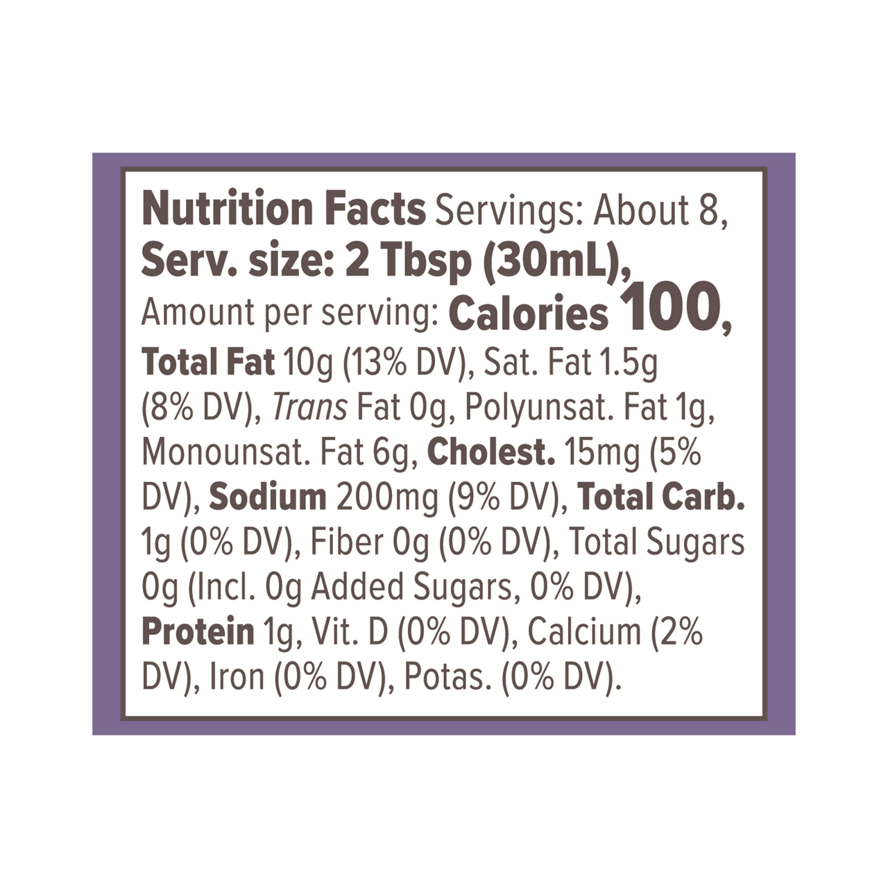 Nutrition Facts