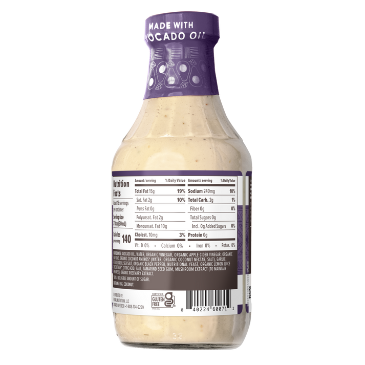 Caesar Dressing made with Avocado Oil: Keto, No-Dairy, Paleo, Whole30