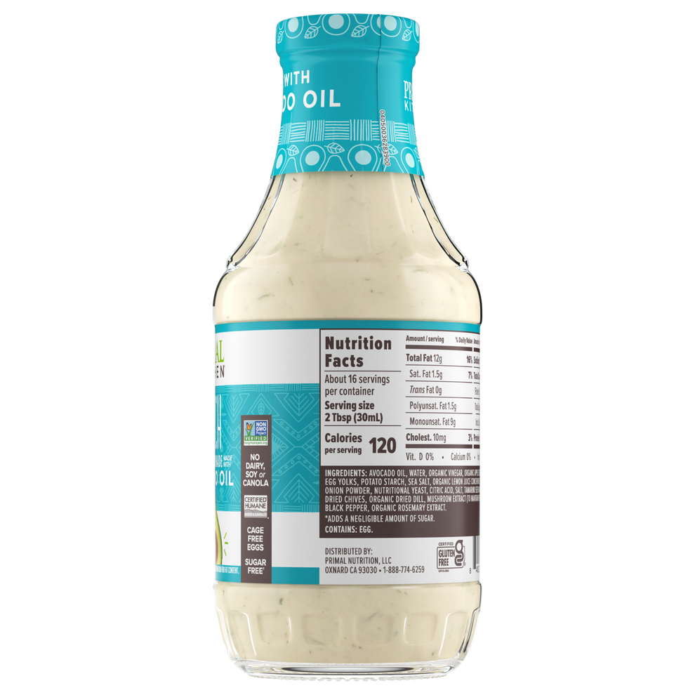 Ranch Dressing: Keto, Whole30, Paleo, Sugar Free, No Dairy | Primal Kitchen