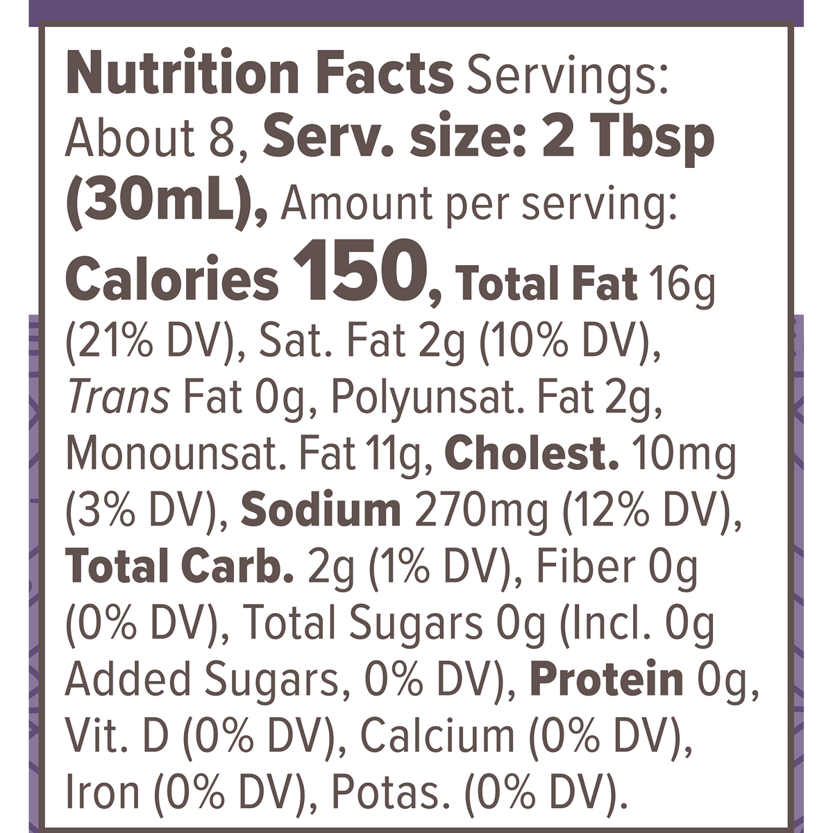 Nutrition Facts