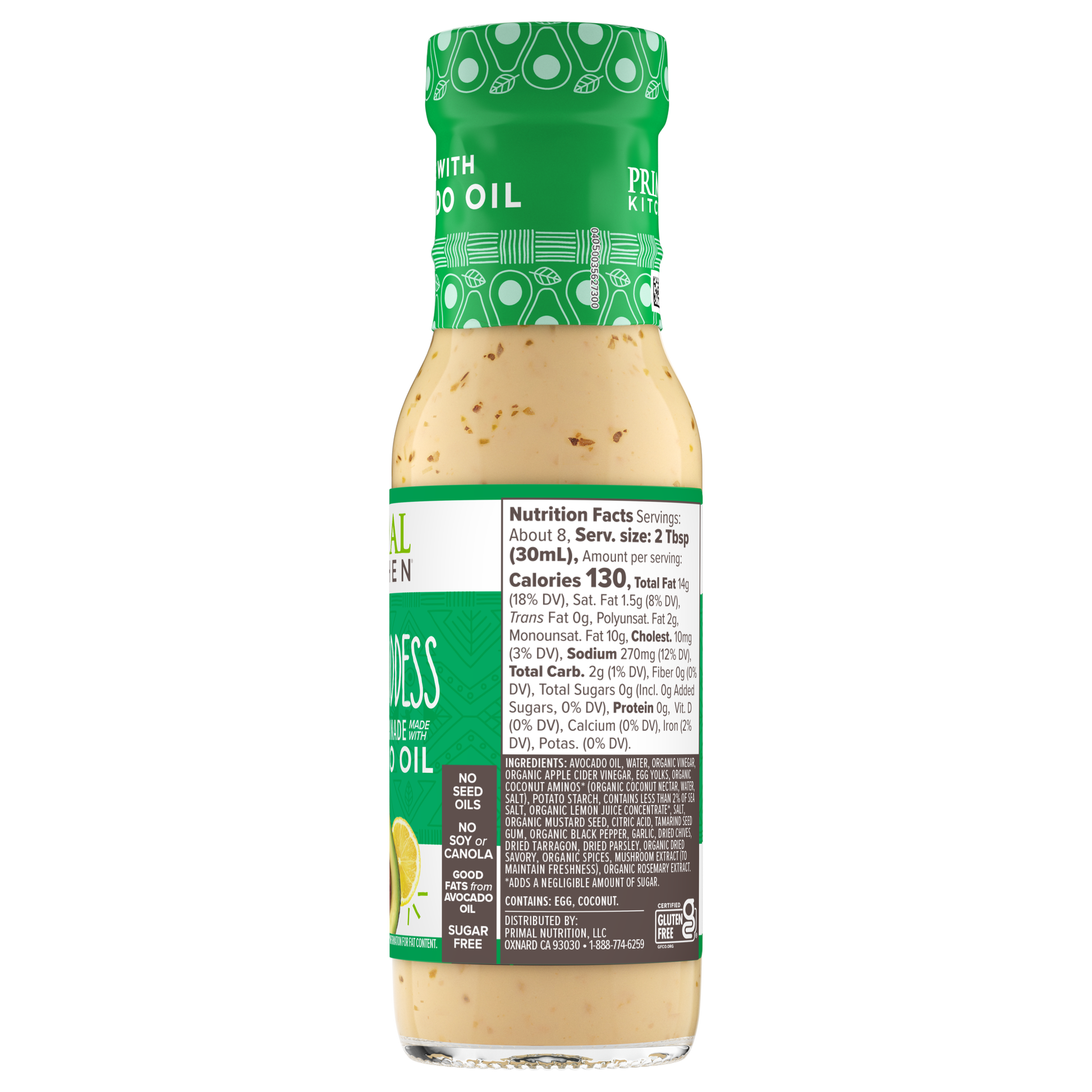 Green Goddess Dressing | No Seed Oils| Primal Kitchen Green Goddess Dressing | No Seed Oils| Primal Kitchen