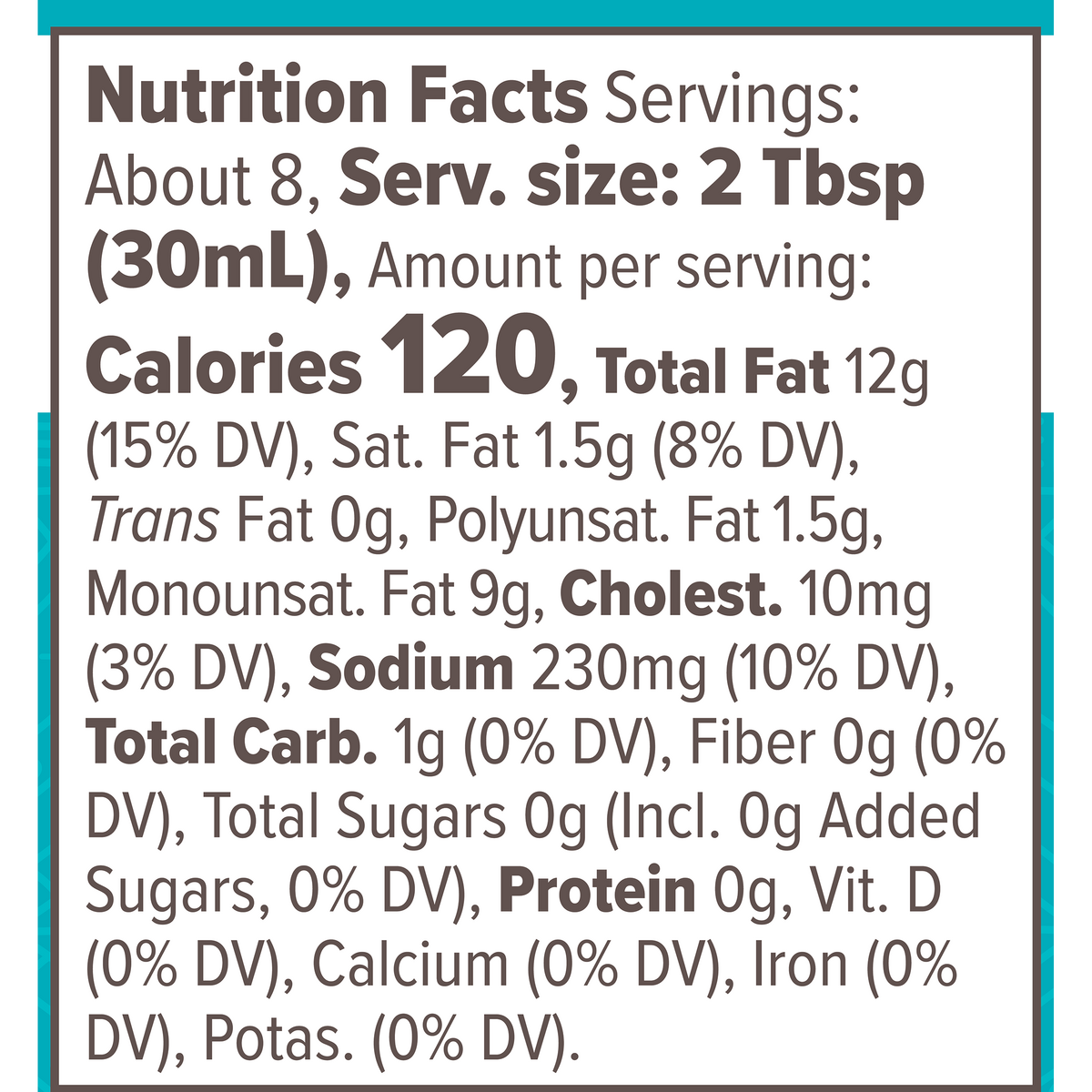 Nutrition Facts