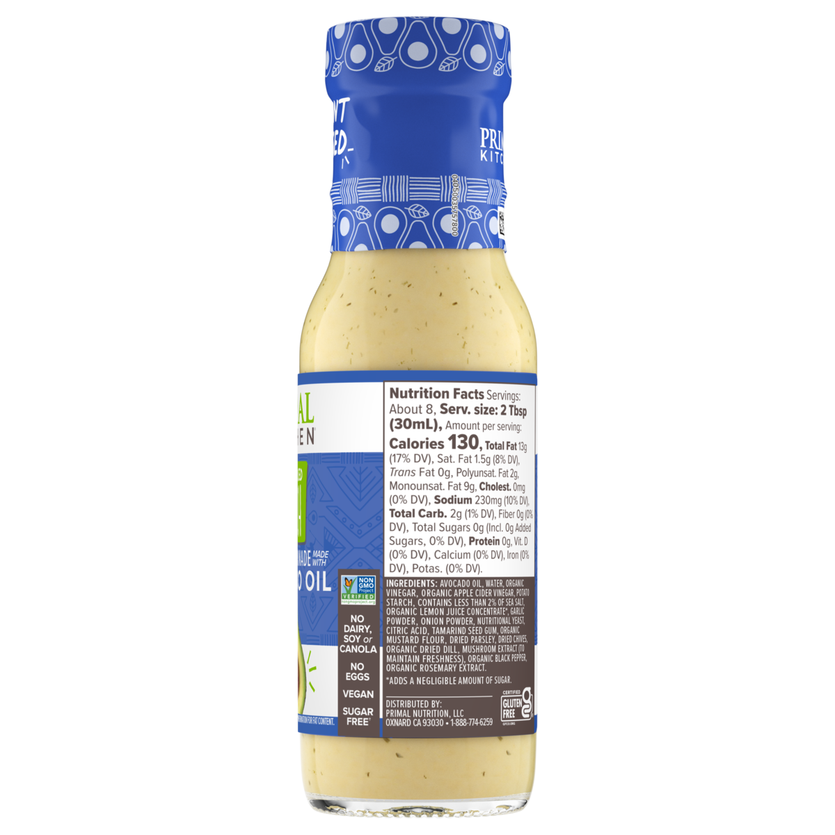 Plant-Based Ranch Dressing | Vegan, No Dairy | Primal Kitchen