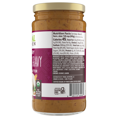 No Dairy Mushroom Gravy