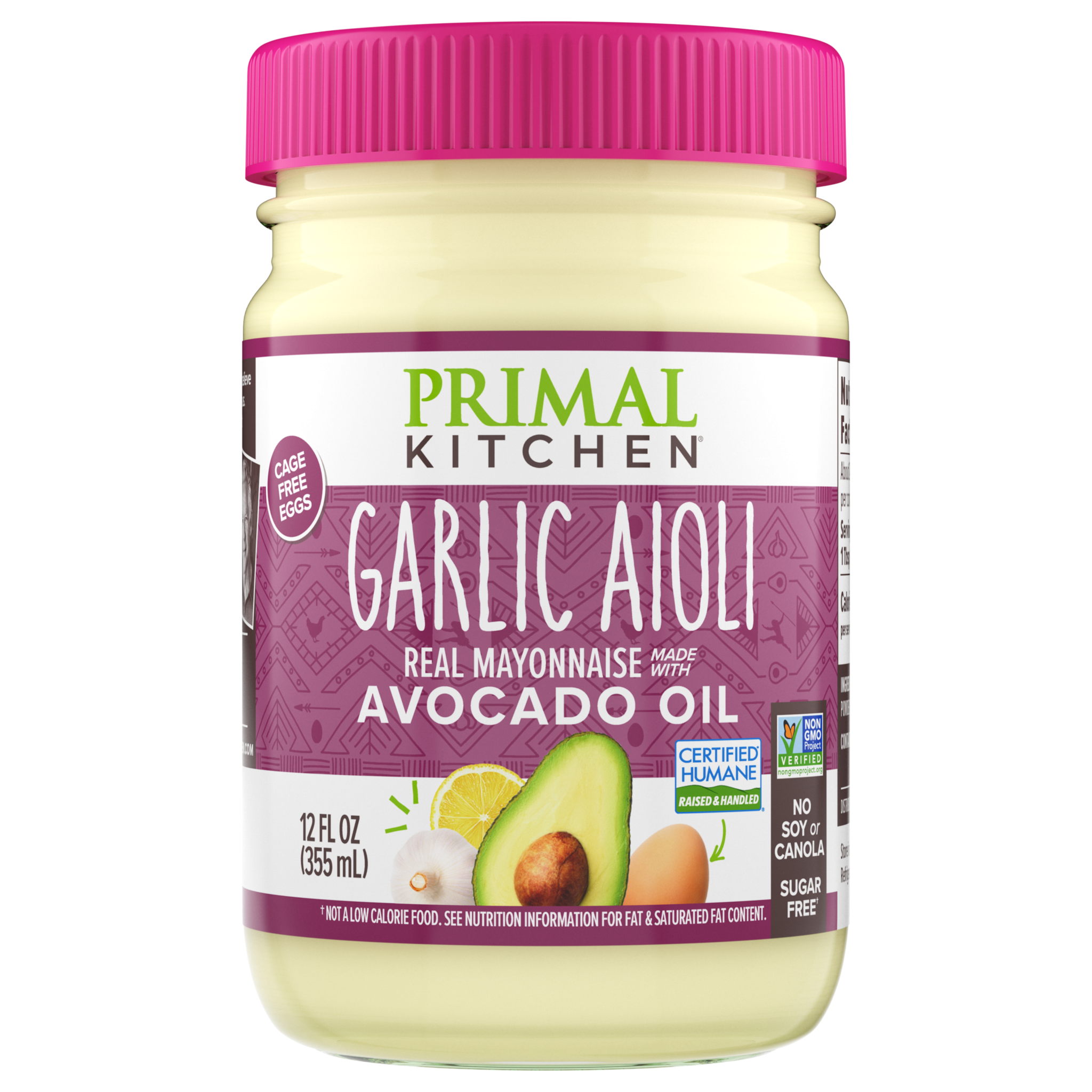 Primal Kitchen Garlic Aioli Mayo made with Avocado Oil