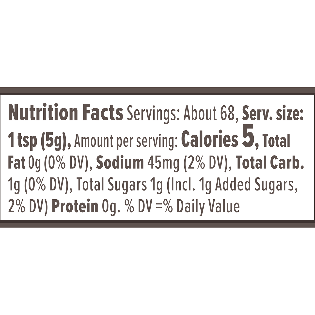 Nutrition Facts